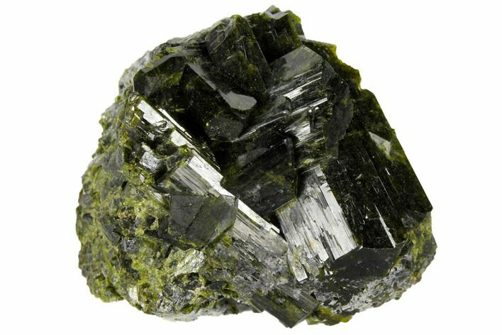 Epidote Crystal Cluster - Peru #132635